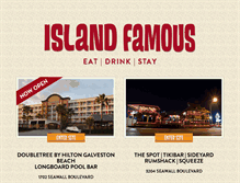 Tablet Screenshot of islandfamous.com